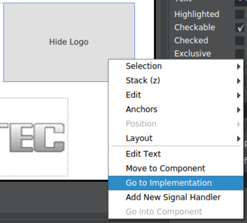 Implementation Menu