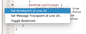Breakpoint at Line 20