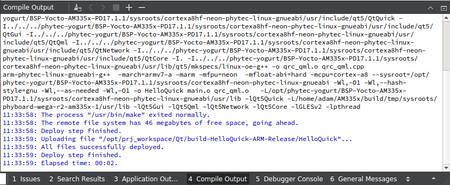 Compile Output